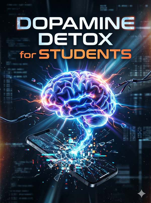DOPAMINE DETOX FOR STUDENTS: Phone Addiction Reset - A Complete Guide to Reclaiming Your Mind.