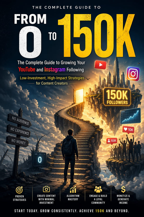 0 to 150k Roadmap for Instgram & YouTube